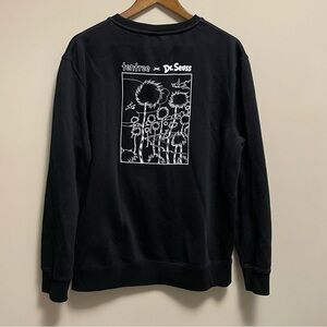 tentree X Dr. Seuss The Lorax Black Crewneck Sweatshirt Men’s XL